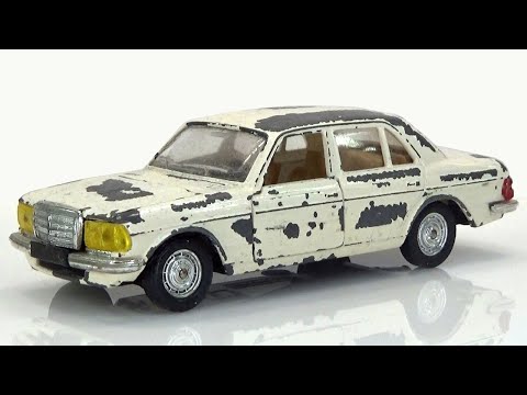 Видео: Мерседес 280 E W 123 Solido №47 полный ремонт. Литая модель игрушки.
