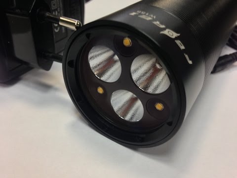 Видео: лучший подводный фонарь Ferei w155 Warm White