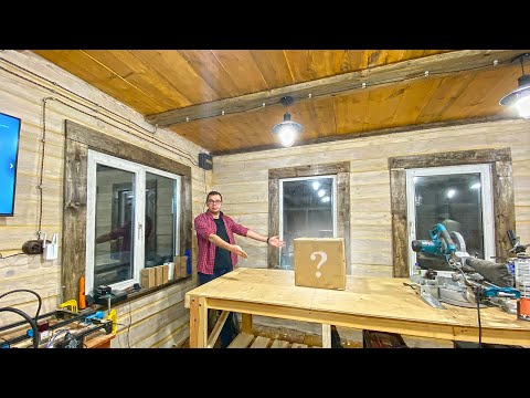 Видео: Это будет мастерская мечты! Оснащаю её новый нужной техникой. Доделал стены мастерской!