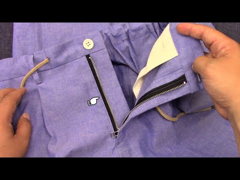 Видео: Как вшить молнию спереди