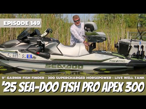 Видео: Обзор Sea-Doo Fish Pro Apex 300 2025 года: The Watercraft Journal, выпуск 149
