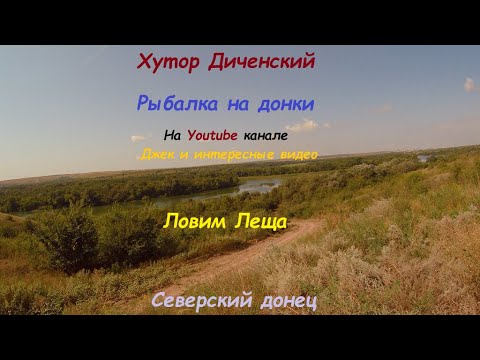 Видео: Хутор Диченский.  Северский донец. Рыбалка на донки. Лещ клюет.