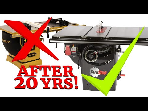 Видео: Я сменил Powermatic на Sawstop!