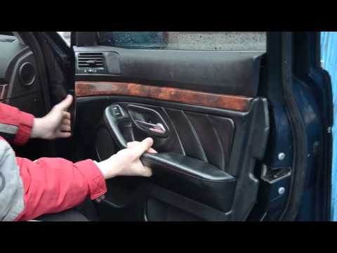 Видео: Как снять карту двери на е39 .
