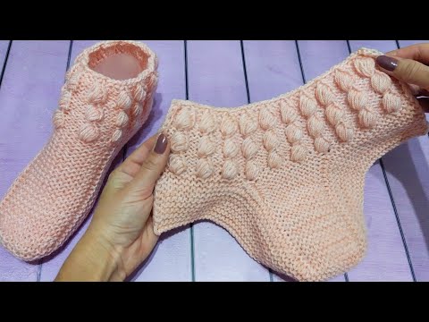 Видео: СЛЕДКИ СПИЦАМИ С ОБЪЁМНЫМ УЗОРОМ 💥