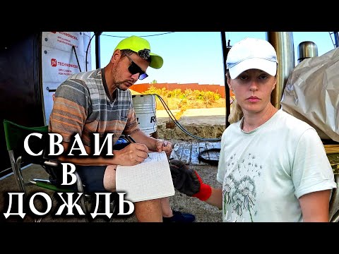 Видео: Уже видно периметр НОВОГО ДОМА. Как сэкономим на канализации?  Урожай вёдрами!