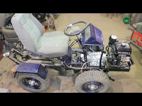 Видео: Устанавливаю на минитрактор двигатель Lifan с КПП ВАЗ. #1
