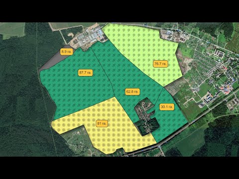 Видео: Карта сельхозугодий: как нарисовать в QGIS