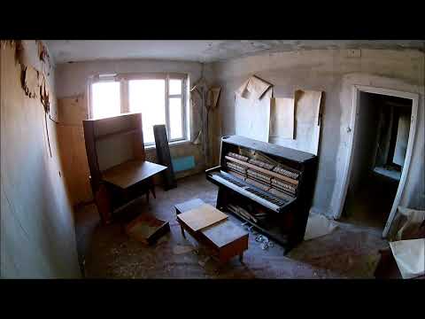 Видео: Припять просп. Строителей 34 Prypeć budynek mieszkalny Al.Budowniczych 34