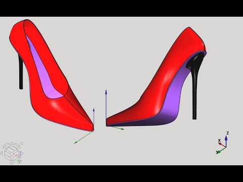 Видео: FreeCAD.#145. Верстак Curves. Чей туфля? Часть 2