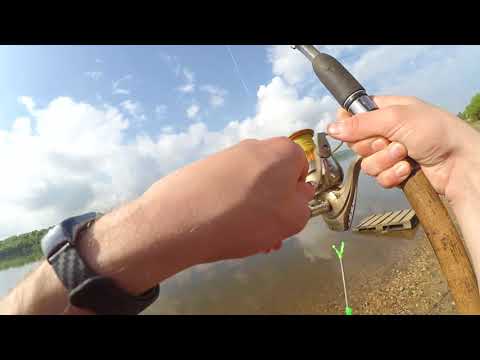 Видео: Фидерная рыбалка, река Ока. Май 2018. Одно утро - два места ловли.