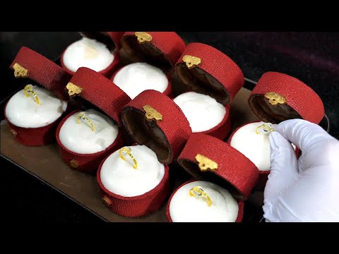 Видео: Удивительный процесс изготовления кольцевого торта - корейская уличная еда, десерт