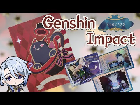 Видео: РАСПАКОВКА карточек Genshin Impact / Бокс Лини / РЕДКАЯ карта