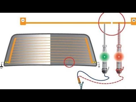 Видео: Ремонт нитей обогрева заднего стекла