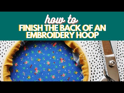 Видео: Как закончить обратную сторону пялец