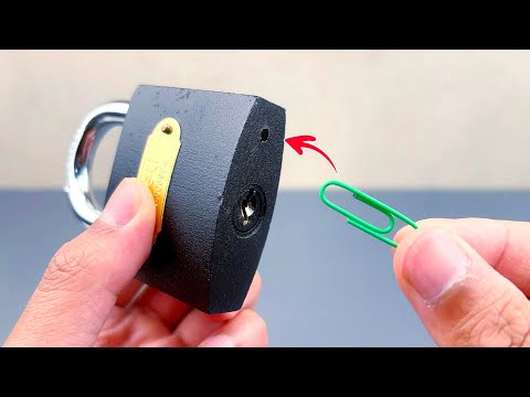 Видео: Скрытый секрет замка! Простой аварийный метод открыть замок без ключа