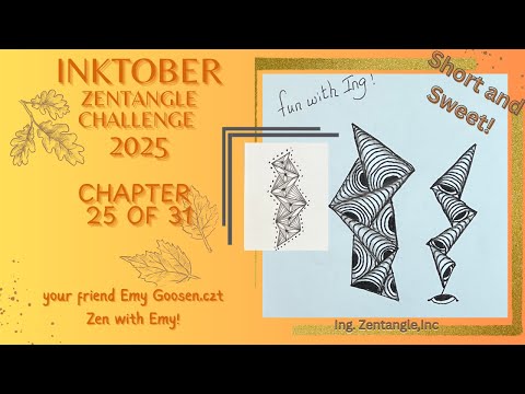 Видео: Inktober 2025 – ING: смелые треугольники с бесконечными возможностями