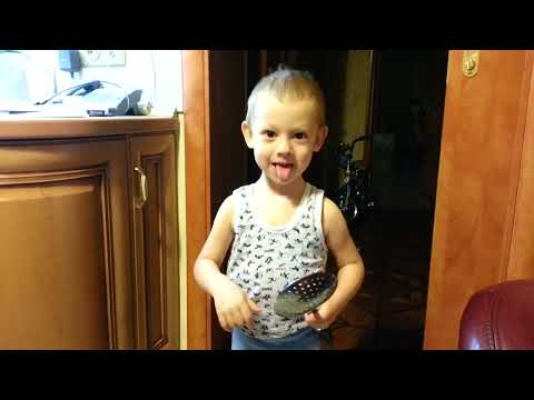 Видео: Севa даёт акустический концерт! Шумовка-гитара и хиты про кота и обезьянку.