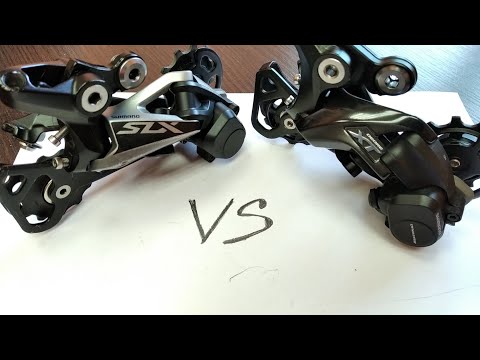 Видео: Переключатели Shimano XT и SLX (RD-M8000 vs RD-M7000)