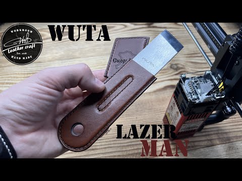 Видео: Изготовление кожаной рукояти для шорного ножа WUTA от #wildleathercraft