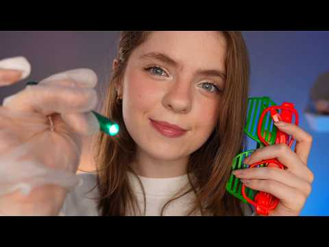 Видео: ASMR обследование черепных нервов для глубокого сна