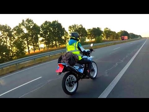 Видео: Обкатка нового эндуро Spark SP250D-1. Выезжаем из Киева по пробкам!