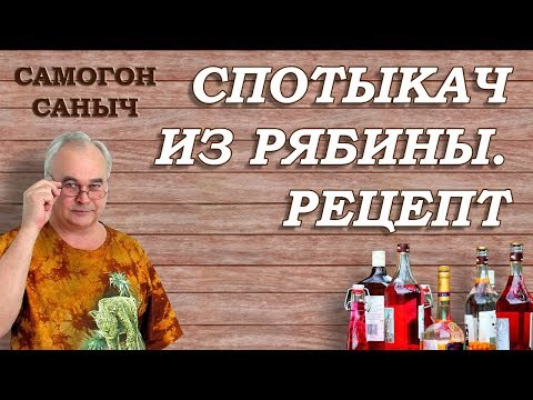 Видео: СПОТЫКАЧ - рецепт из РЯБИНЫ / Рецепты наливок