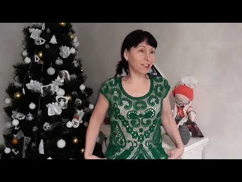 Видео: Урок 23. Блуза "Малахитовая бабочка" Обзор и примерка. Crochet.