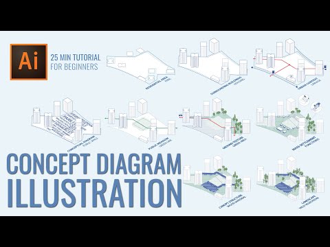 Видео: БЕСПЛАТНЫЙ курс: Учебное пособие по концептуальным диаграммам | Adobe Illustrator для начинающих