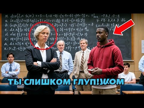 Видео: Элитарные профессора пытаются унизить чёрного студента — они не подозревают, что он гений математик