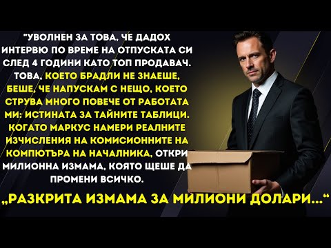 Видео: "ПРОДАВАЧ Предаден от Шефа: Уволнен заради 1 Интервю - РАЗКРИ Милионна ИСТИНА!"