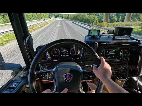 Видео: Получил Scania R500 и порвался патрубок. Едем на Stavanger!