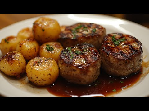 Видео: Вкуснее медальонов с глазированным картофелем я никогда не ела!