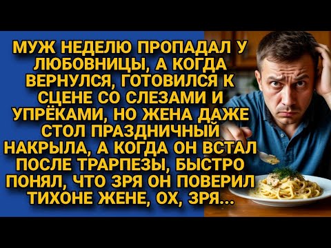 Видео: Вернувшись от любовницы думал жена будет плакать и упрекать, но та оказалась умнее...