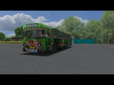 Видео: Катаемся по Чистогорску на троллейбусе ЗиУ 682 016! Omsi 2