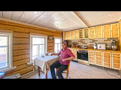 Видео: Дом прадеда стал больше! Новая комната теперь жилая. Продырявил стену и изготовил шкафчик