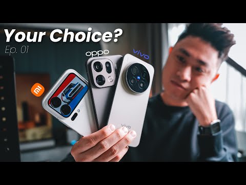 Видео: Эпизод 1: Какой флагман вы бы выбрали? | Vivo X300 Pro, Xiaomi 17 Pro Max или OPPO Find X9 Pro? 🤔