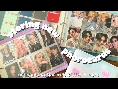 Видео: ♡ Организация фотокарт #31 ♡ aespa ot4, enhypen, billlie + more ♡