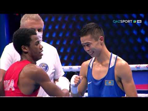 Видео: Бокс. ЧМ-2021. Финал. 51 кг. Сакен Бибосынов - Чемпион Мира!
