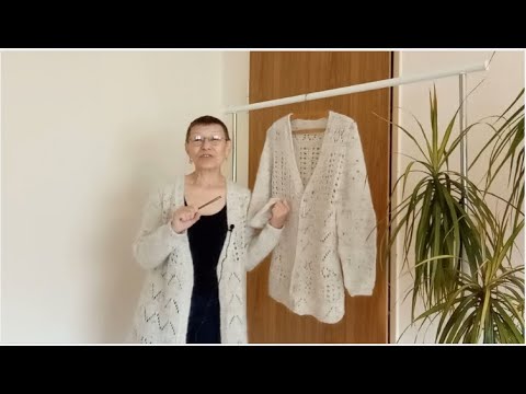 Видео: МК ажурный кардиган - Часть 3, рукава #медведьвяжет #медведьвкардигане
