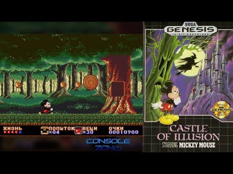 Видео: Castle of Illusion Starring Mickey Mouse (Замок Иллюзий) - прохождение игры (Sega Mega Drive)