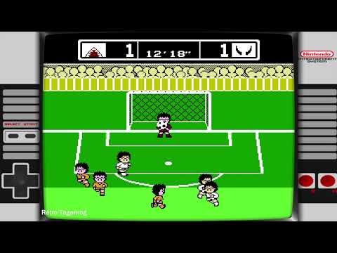 Видео: Почти как FIFA Power Soccer 1990 Игра NES (Денди) Gameplay.