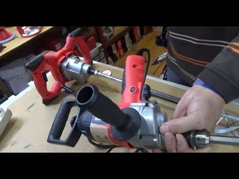 Видео: Міксер будівельний Stark HM-1350 PRO і міксер - дриль Stark HM-1050 - огляд, порівняння