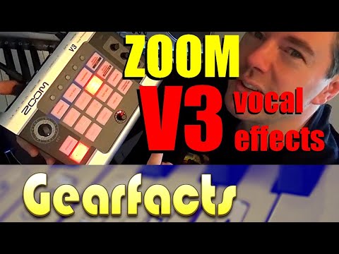 Видео: Zoom V3 Vocal Multi Effects: быстро, весело, КАЧЕСТВЕННО :)