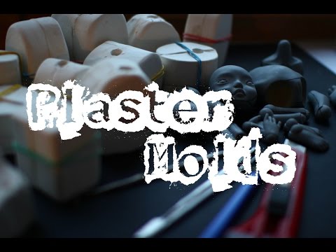 Видео: PLASTER MOLDS // СНЯТИЕ ГИПСОВЫХ ФОРМ С ШАРНИРНОЙ КУКЛЫ
