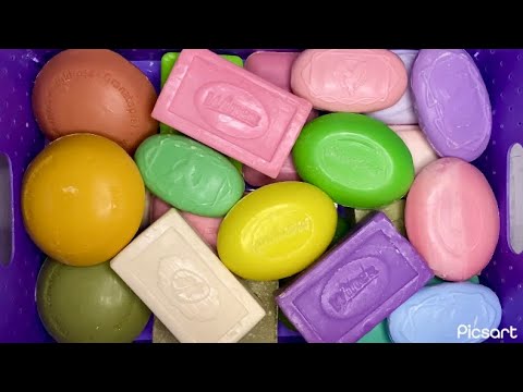 Видео: ASMR🔪🧼cutting dry soap 🎶🔪Резка сухого мыла 💙🤍🩵💚💜🩷🤎🧡❤️