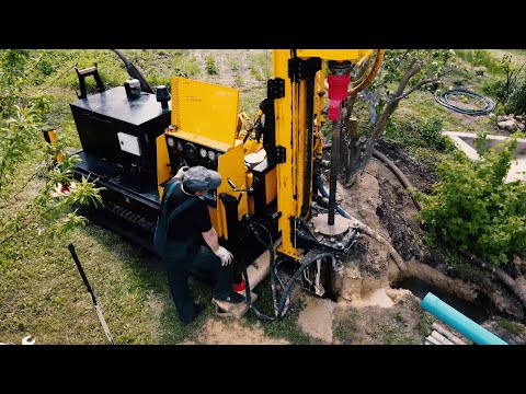 Видео: Бурение скважин в Орле с помощью малогабаритной установки МОЗБТ М4