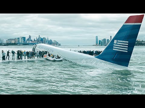 Видео: 155 человек оказываются в ЛЕДЯНОЙ ВОДЕ, после столкновения с огромной стаей ПТИЦ [краткий пересказ]