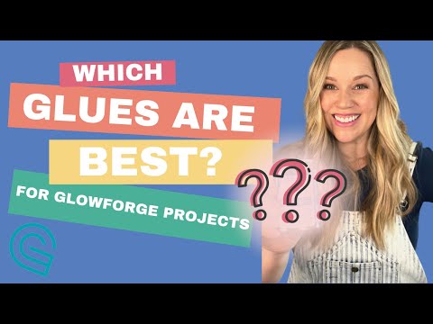 Видео: Четыре популярных клея для проектов Glowforge с использованием акрила, дерева или бумаги