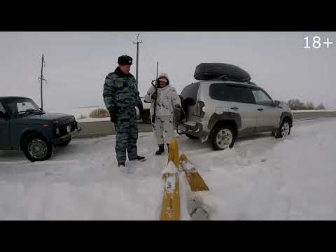 Видео: Охота на зайцев: встреча с охотинспектором.